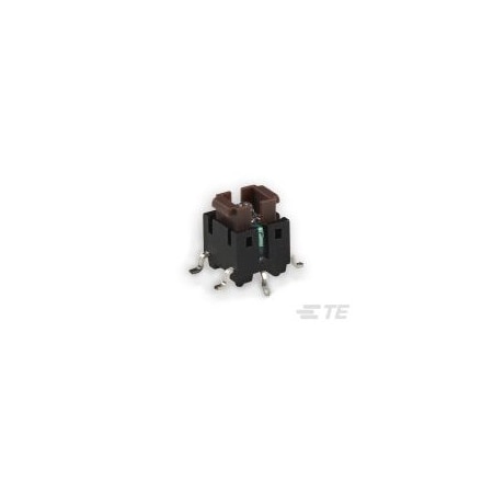 Alcoswitch 6X6 ILL TACT SMT 520GF HI YELLOW GREEN FSMIJM65BG04